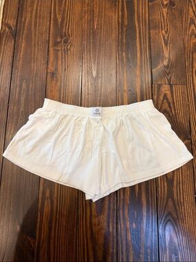 Parke Heart Pointelle Boxer Shorts NWOT